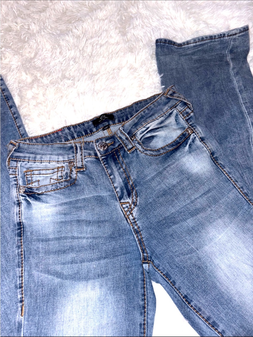 True Religion Women's Light Blue Skinny Jeans